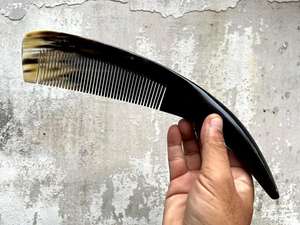 Gran oferta, tamaño personalizado, peine de cuerno Natural hecho a mano, estilo Animal, artesanías naturales con técnica pulida, precio bajo - Product Image 4