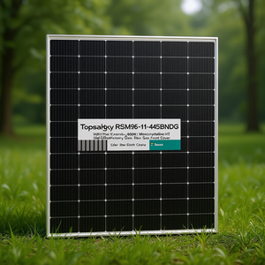 Topsky Energy RSM96-11-445BNDG <b>600W</b> Bifacial HJT Monocrystalline <b>Solar</b> <b>Panel</b> High Efficiency Glass Front Cover - Product Image 3