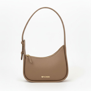 Sac à main de luxe en cuir véritable pour femme, étiquette blanche, fermeture éclair tendance, résistant à l'eau, bandoulière réglable, sac fourre-tout - Product Image 1