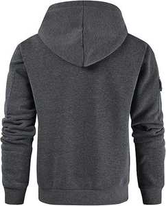 High Quality Winter Organic Cotton Fleece Pullover Hoodie Streetwear Heavyweight <b>screen</b> Printing with Custom Logo and Colors - Product Image 3