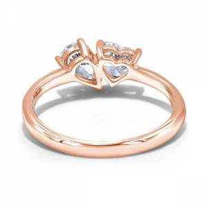Anillo de Compromiso con Forma de Corazón Toi Et Moi para Mujer - Product Image 2