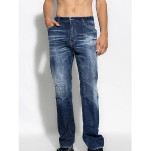 Ropa de calle suelta para hombre, pantalones vaqueros rasgados desgastados personalizados OEM para hombre - Product Image 4