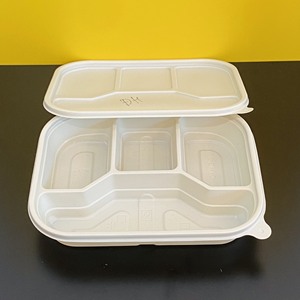 Newest style 2025 Disposable <b>Plastic</b> Take Away <b>Lunch</b> Food <b>Box</b> 100% Cornstarch Biodegradable 3-4-5 compartments food container - Product Image 6