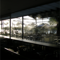 Sistem Pendingin Kabut Bertekanan Tinggi Climext Outdoor 60 Bar untuk Hotel, Restoran, Pemerintah Daerah, Listrik, Logam, Dapat Disesuaikan, 2000W