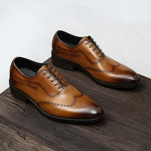 Zapatos de Trabajo Duraderos de Cuero Vacuno con Forro Antiolor y Absorción de Impactos, Zapatos Casuales para Hombre, Zapatos para Uso Diario - Product Image 2