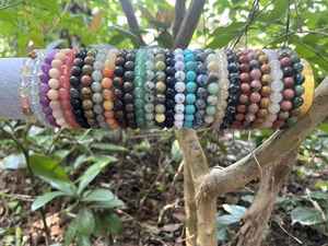 Bracelet manchette en perles faites à la main-Manchette pour femmes et filles - Product Image 2