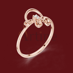 Conjunto de banda de boda 10K para novia y novio - Product Image 1