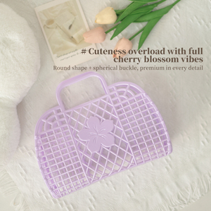 Cesta de Mano Plegable de Plástico Suave y Moderna para la Playa, Cesta de Almacenamiento, Cesta de Compras para Viajes <span class=keywords><strong>al</strong></span> Aire Libre, Picnics y Playa - Product Image 4
