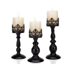 Modern minimalist metal <b>candle</b> <b>holders</b> for tealight taper and pillar <b>candles</b> ideal for home office bedroom decor - Product Image 2