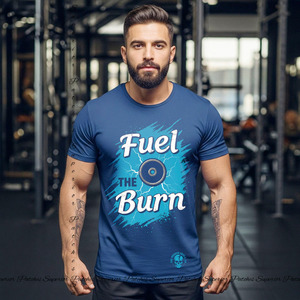 T-shirts de gym élégants pour hommes avec tissu respirant Citations puissantes pour un levage et un entraînement motivés tous les jours - Product Image 5