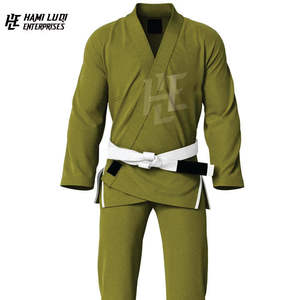 2025 VENTE EN GROS Uniforme de Jiu-Jitsu Brésilien (BJJ) de haute qualité 100% coton pour adultes Équipement d'entraînement d'arts martiaux personnalisé Combinaison BJJ - Product Image 4