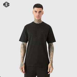 Camiseta de algodón 100% con logotipo personalizado para hombre, ropa de calle lisa en blanco, camiseta unisex de tela 220 250, camisetas de algodón de 275GSM - Product Image 1