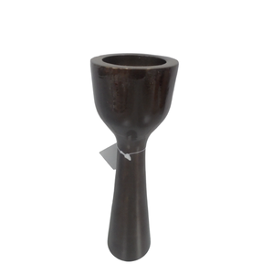 Bougeoir en aluminium décoratif fait à la main avec support de lite support de bougie de lavage blanc pour la décoration de Noël - Product Image 3