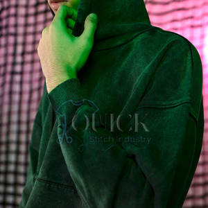 Chándal de invierno transpirable con lavado ácido de gran calidad para correr, ropa informal con logotipo personalizado, 100% algodón al mejor precio - Product Image 5