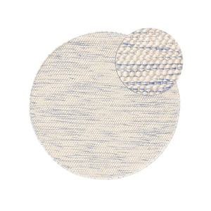 Tapis industriel rond en laine 100 cm Lytte Kids Rocky Blue Modern Style pour salle à manger Hall Entrée Chambre Salon - Product Image 6