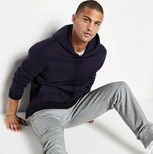 Sudadera con Capucha para Hombre, Estilo Urbano, 100% Algodón, Tejido French Terry, Mangas de Doble Capa, Apliques Bordados, Última Llegada - Product Image 3