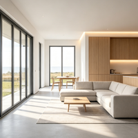 Maison Modulaire Préfabriquée en Conteneur Entièrement Meublée, Résistante à la Rouille et au Vent, Idéale pour Bureau Rapide ou Atelier