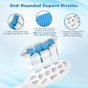 Lot de 10 têtes de brosse à dents de rechange de qualité supérieure pour brosses à dents électriques, idéal pour la maison et l'hôtellerie - Product Image 4