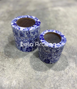 Plateaux et boîtes en bois et résine écologiques de haute qualité pour l'encens indien Bakhoor-Mabkhara, ensemble de boîtes pour le Ramadan par Bela Artisan - Product Image 1