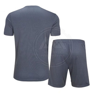 ชุดฟุตบอลทำจากผ้าโพลีเอสเตอร์น้ำหนักเบาแห้งเร็วสไตล์ฝึกสำหรับผู้ใหญ่ - Product Image 2