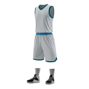 Camiseta de baloncesto con logotipo personalizado BSCI, conjuntos de ropa deportiva de secado rápido de poliéster, uniformes de jugadores de talla XS, fábrica al por mayor, lo último - Product Image 6