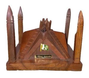 Pièce de décoration de mosquée en bois traditionnelle en taille personnalisée, belle pièce de décoration en bois, pièces de décoration en bois - Product Image 6