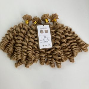 Luxe 100% kératine italienne pointe plate Clip-in Machine Double trame Extension sans enchevêtrement vietnamien Remy cheveux lâche Style vague profonde - Product Image 2