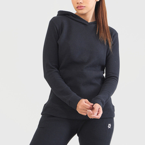 Sudadera con capucha de felpa francesa personalizada para mujer, de manga larga, holgada, informal, estilo urbano, ropa exterior para mujer - Product Image 2