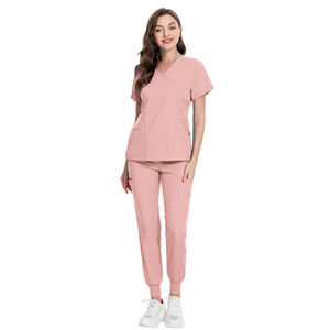 Uniformes de hospital al por mayor médico enfermería Scrub manga corta Top Joggers Scrubs traje mujer Scrubs uniformes conjuntos - Product Image 5