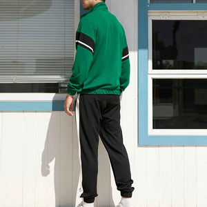 Survêtement de haute qualité pour hommes, vêtements de sport d'exercice décontractés, ensemble deux pièces à manches longues pour entraînement d'hiver pour hommes, vente en gros - Product Image 4