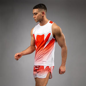 Maillot de basket-ball à impression numérique, vêtements de sport pour hommes, vente en gros personnalisée, haute qualité, séchage rapide, respirant, 100% polyester, débardeur - Product Image 6