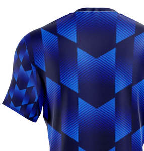 Maillot de football en polyester de haute qualité pour adultes hommes vêtements de sport avec logo personnalisé sublimation quantité minimale de commande bas haut Style nom du club - Product Image 3