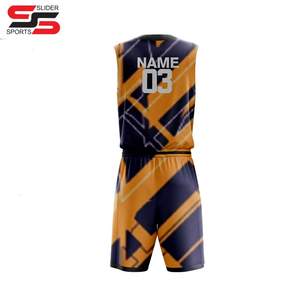 Sublimación personalizada camiseta de baloncesto bajo MOQ equipo uniforme conjunto de baloncesto desgaste uniformes de baloncesto - Product Image 2
