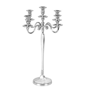 Popular Style Copper Plated Five Arms Metal <b>Candelabra</b> for Wedding Holiday Christmas Decoration Floor <b>Candelabra</b> - Product Image 6