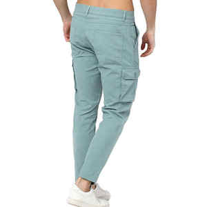Pantalon cargo en toile classique pour homme, coupe ample, coutures renforcées, léger, respirant et à séchage rapide - Product Image 2