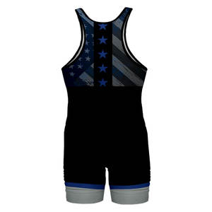 Combinaisons de lutte personnalisées imprimées par sublimation, vêtements de sport, combinaison de musculation pour jeunes, combinaison de lutte américaine - Product Image 6