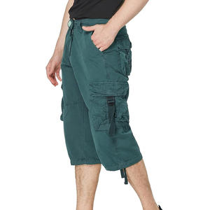 Vente en gros de shorts cargo respirants de luxe de qualité supérieure pour hommes, vêtements décontractés personnalisés avec motif solide pour l'extérieur - Product Image 6