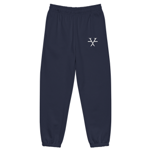 Pantaloni della tuta da uomo dei pesi massimi T6X con felpe e felpe con Logo bianco ricamato - Product Image 5