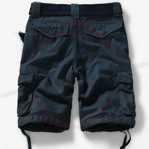 Shorts cargo pour hommes à la mode High Street Pants avec plusieurs poches dans un nouveau style de shorts d'été avec logo personnalisé - Product Image 4