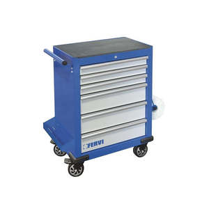 Metal 6-Drawer <b>Tool</b> <b>Trolley</b> Standing Type Installation - Product Image 1