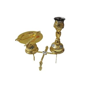 Brûleur d'encens en laiton fait main avec finition or antique brûleur d'encens en laiton lourd pour la décoration de restaurant à la maison - Product Image 4