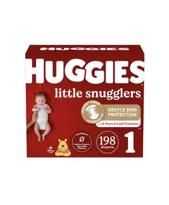 Huggies Little Snugglers Baby Diapers, Leak Free Protection. Select Size and Count