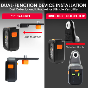 Nivel Láser 3 en 1, Colector de Polvo para Taladro y Soporte para Nivel Láser con Ventosa para Montaje en Pared para un Uso Conveniente (OEM) - Product Image 3