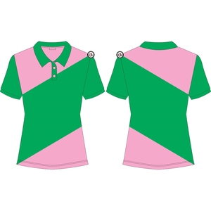 Alpha |   Kapa |   Polo personnalisé Alpha Sorority pour femme Lst640 – Broderie sur mesure avec logo et texte, coupe ajustée et respirante, tendance - Product Image 6