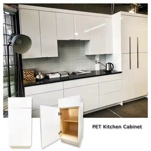 SANYANG 2025 personnalisé moderne haute brillance laque armoires de cuisine vente chaude meubles de rangement pour appareils ménagers - Product Image 3