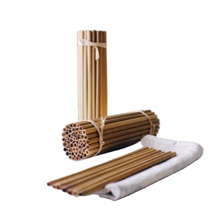 High Quality Reusable Custom Logo Natural <b>Bamboo</b> <b>Straws</b> Eco Friendly Drinking <b>Straw</b> Akina - Product Image 1