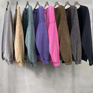 Sudaderas Personalizadas para Hombre, Estilo Básico con Lavado Ácido Intenso, Hombros Caídos, Estilo Urbano, 100% Algodón para Invierno, Precio Económico, OEM - Product Image 6