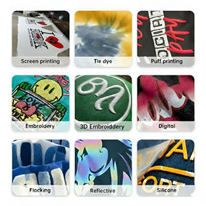 Camisetas de Manga Corta para Hombre, Estilo Vintage, 230 g/m², Lavadas, Oversize, Personalizadas con Impresión, de Algodón, Lavado Ácido - Product Image 2