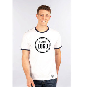 T-shirt unisexe à col rond en coton 100% tricoté, coupe classique, pour impression de logo personnalisé, pour Level / Bella + Canvas - Product Image 6