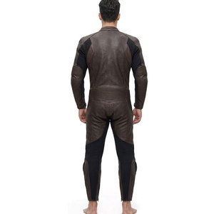 Elegante traje de cuero para motociclistas, cuero de alta calidad, ajuste flexible, perfecto para carreras y uso diario. - Product Image 3